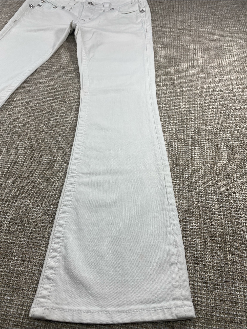 Miss Me White Boot Cut Jeans - Picture 8 of 16